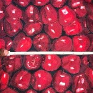 Red Apples By The 1 YARD  36” x 44" Cotton FABRIC By brother sister design